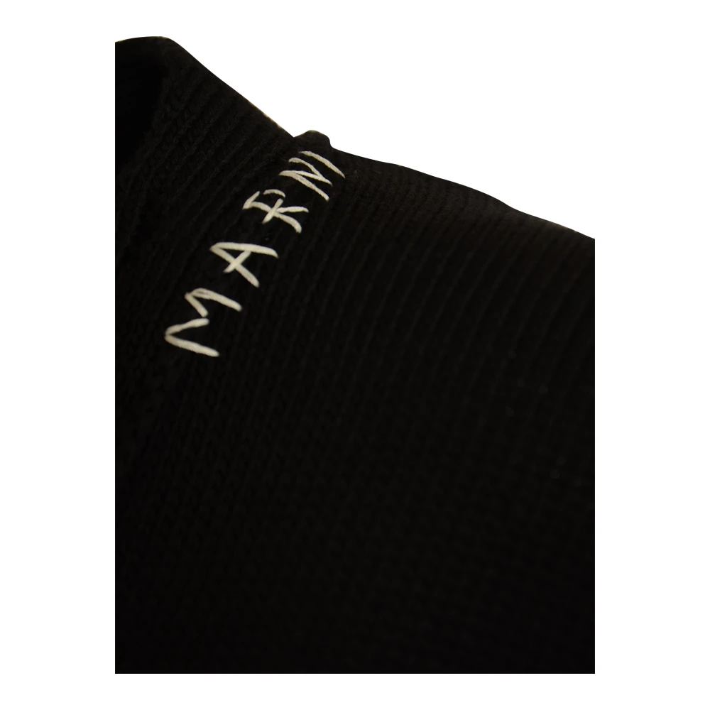 Marni Zwarte Cardigan Sweaters Black Dames