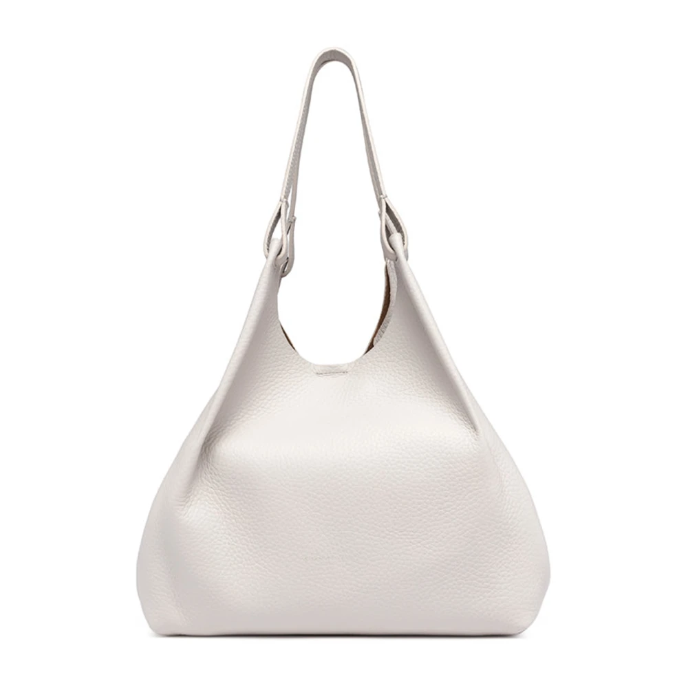 Gianni Chiarini Witte leren tas White Dames