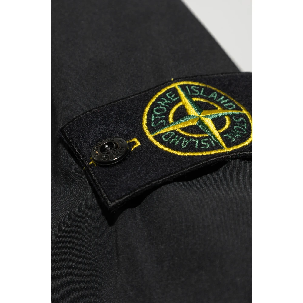 Stone Island Jas Micro Twill Black Heren