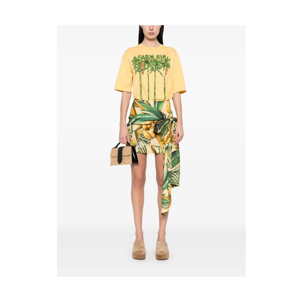 Farm Rio Gele Banaan Rok Multicolor Dames