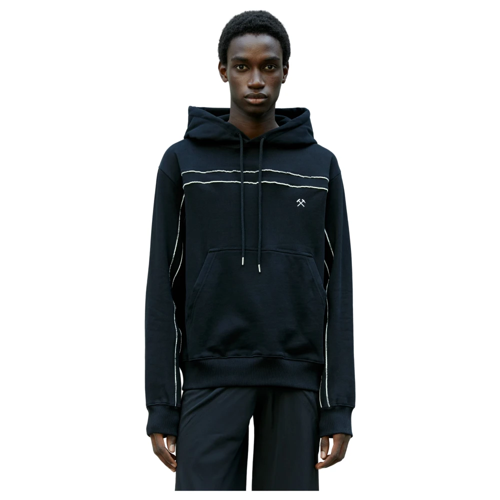 GmbH Urban Piping Hoodie Black Heren