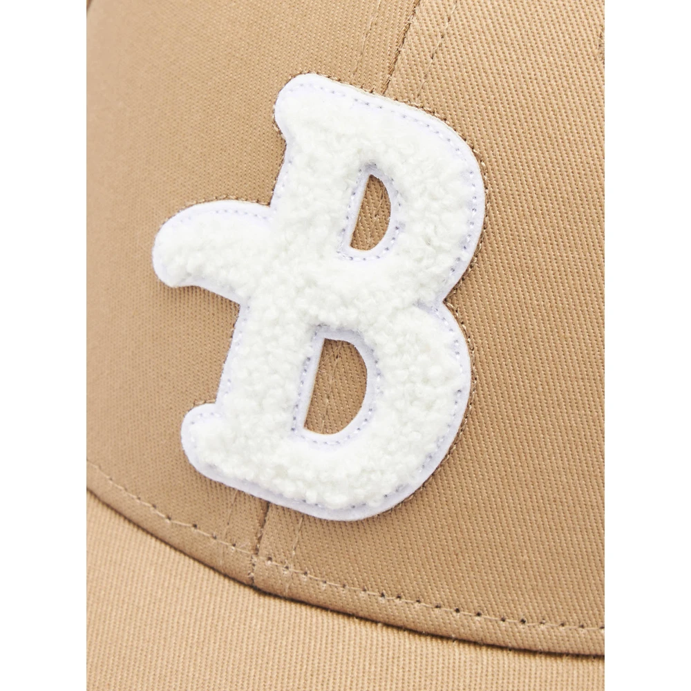 Ballantyne Monogram Patch Baseball Cap Beige Dames