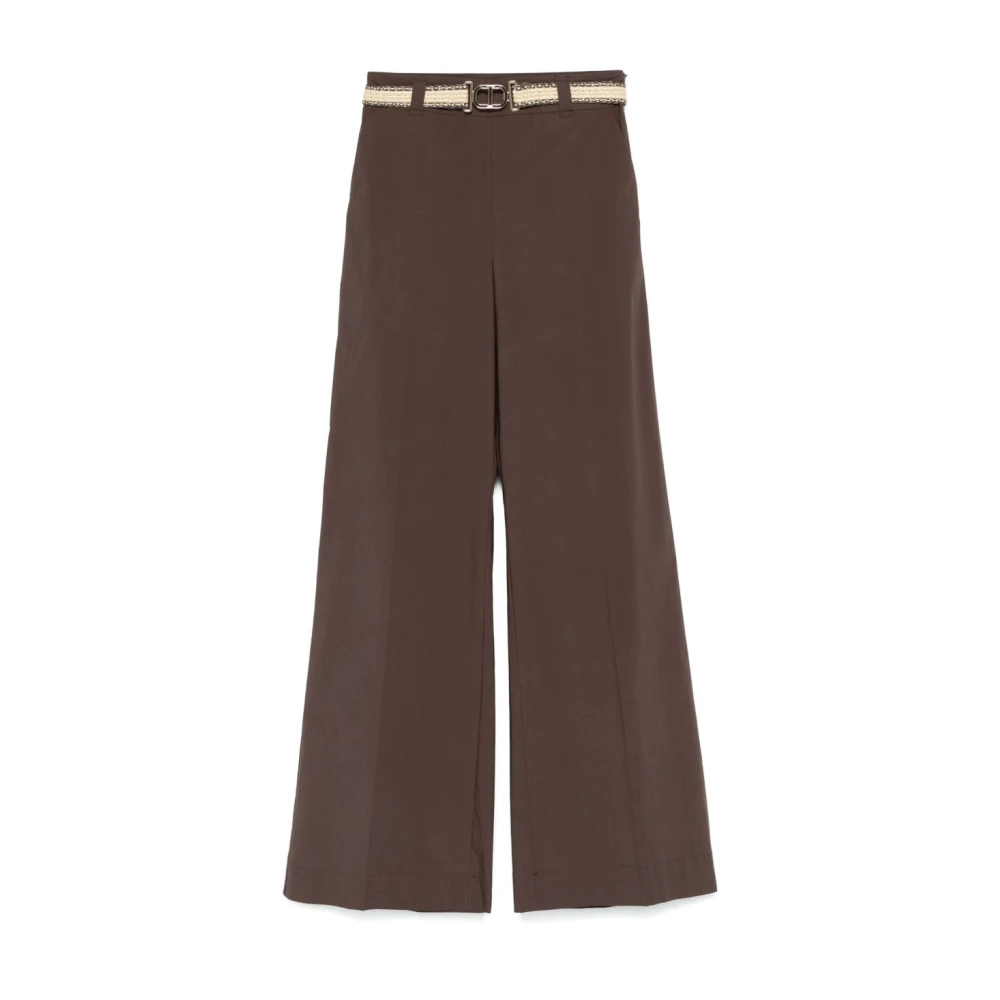 Twinset Women's Brown Stylish Trousers For