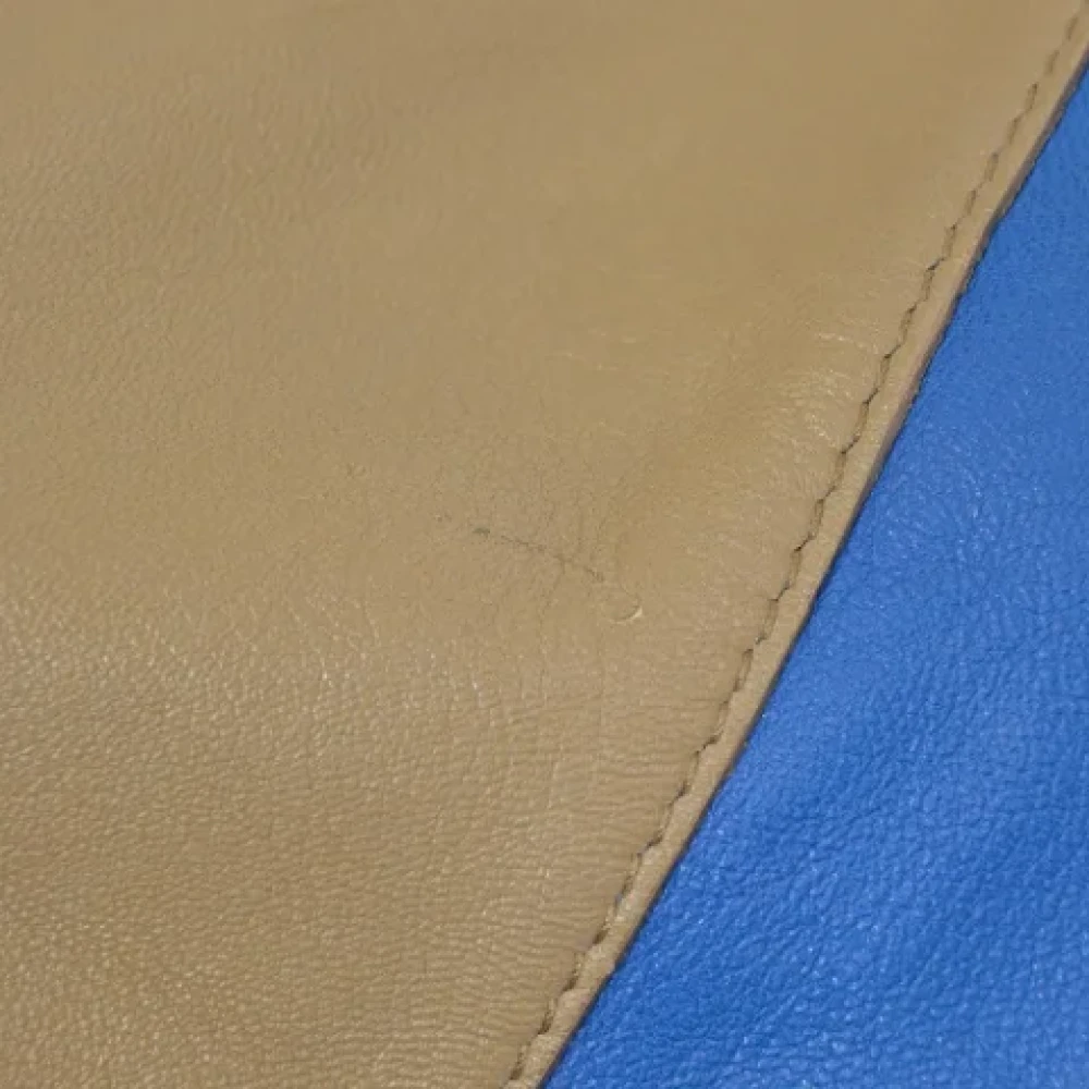 Celine Vintage Pre-owned Leather totes Beige Dames