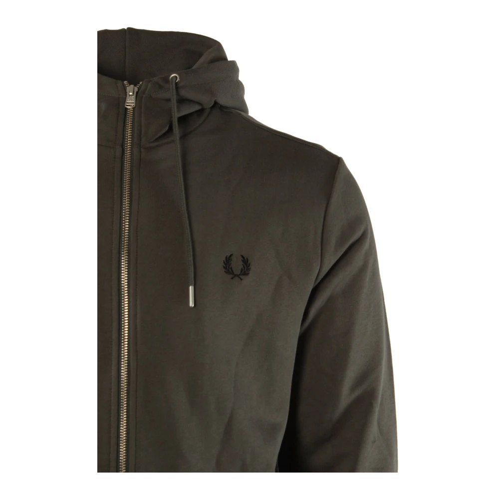 Fred Perry Groene Katoenen Vest voor Heren Green Heren