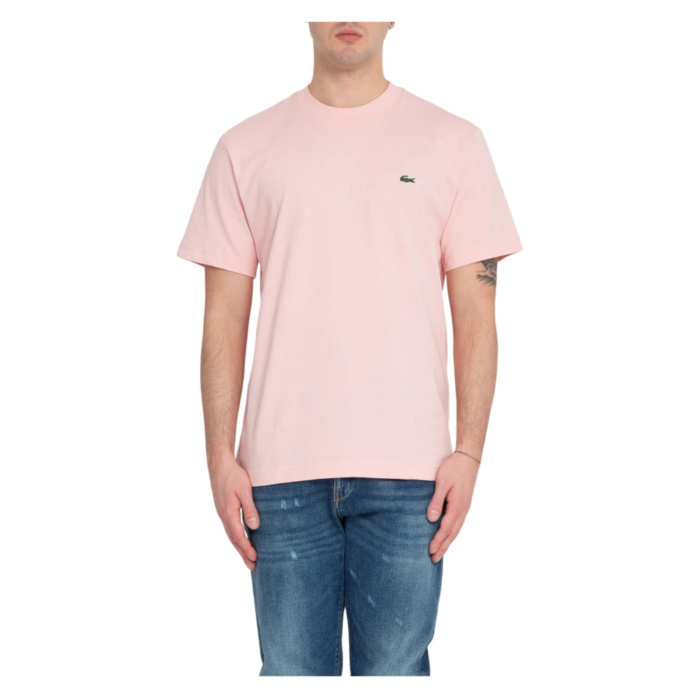 Lacoste T-Shirts Pink, Herr