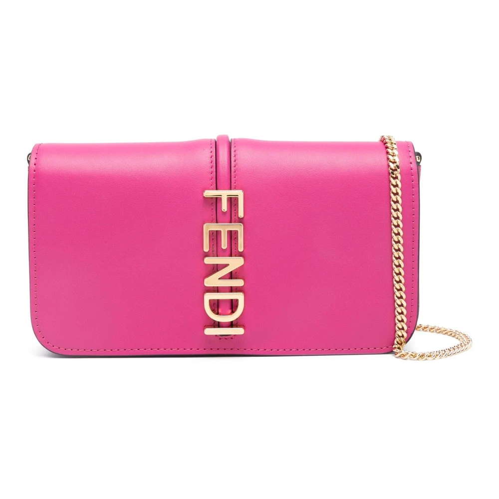 Fendi Cross Body Bags Pink Dames