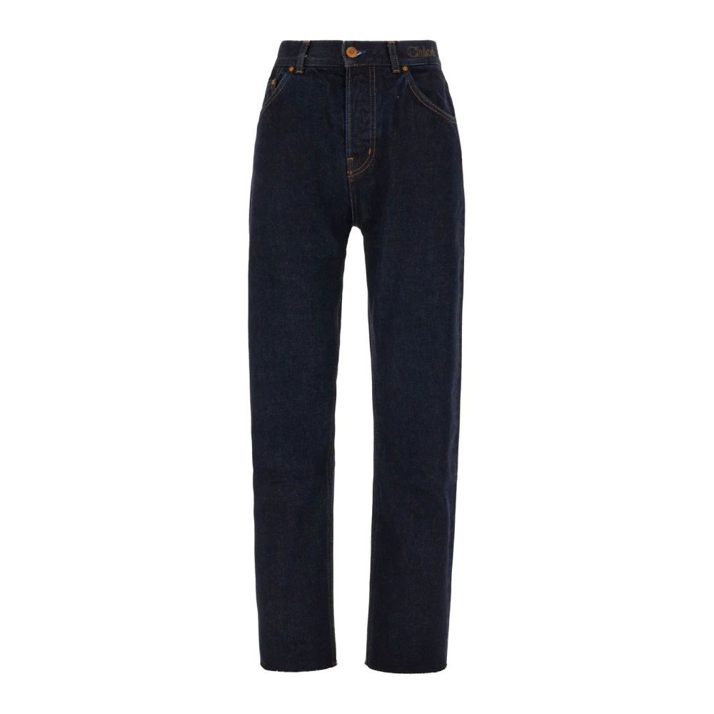 Chloé Klassieke Denim Jeans voor dagelijks gebruik Blue Dames