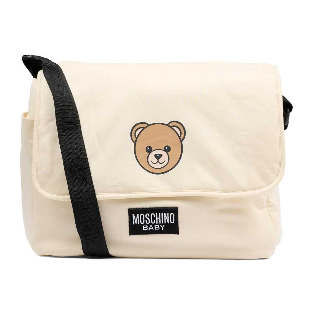 Moschino Unisex Beige Skötväska