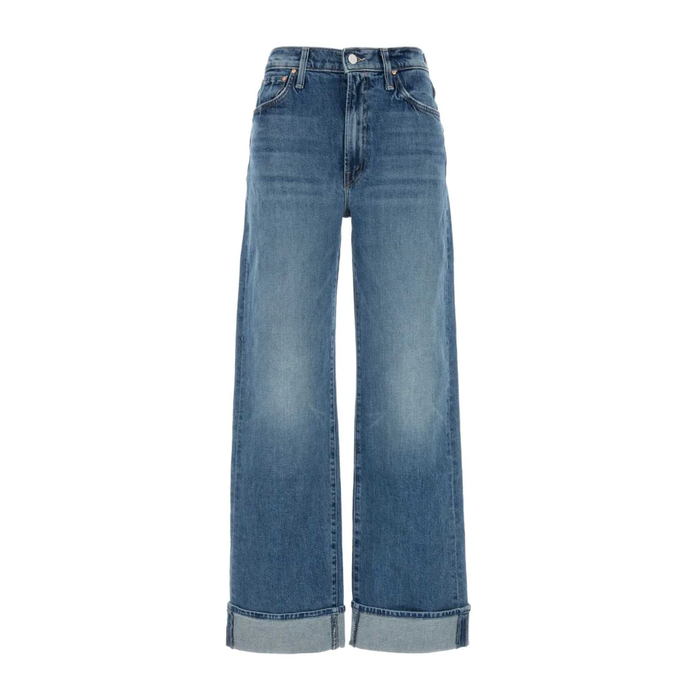 Mother Stretch Denim Dodger Jeans Blue Dames