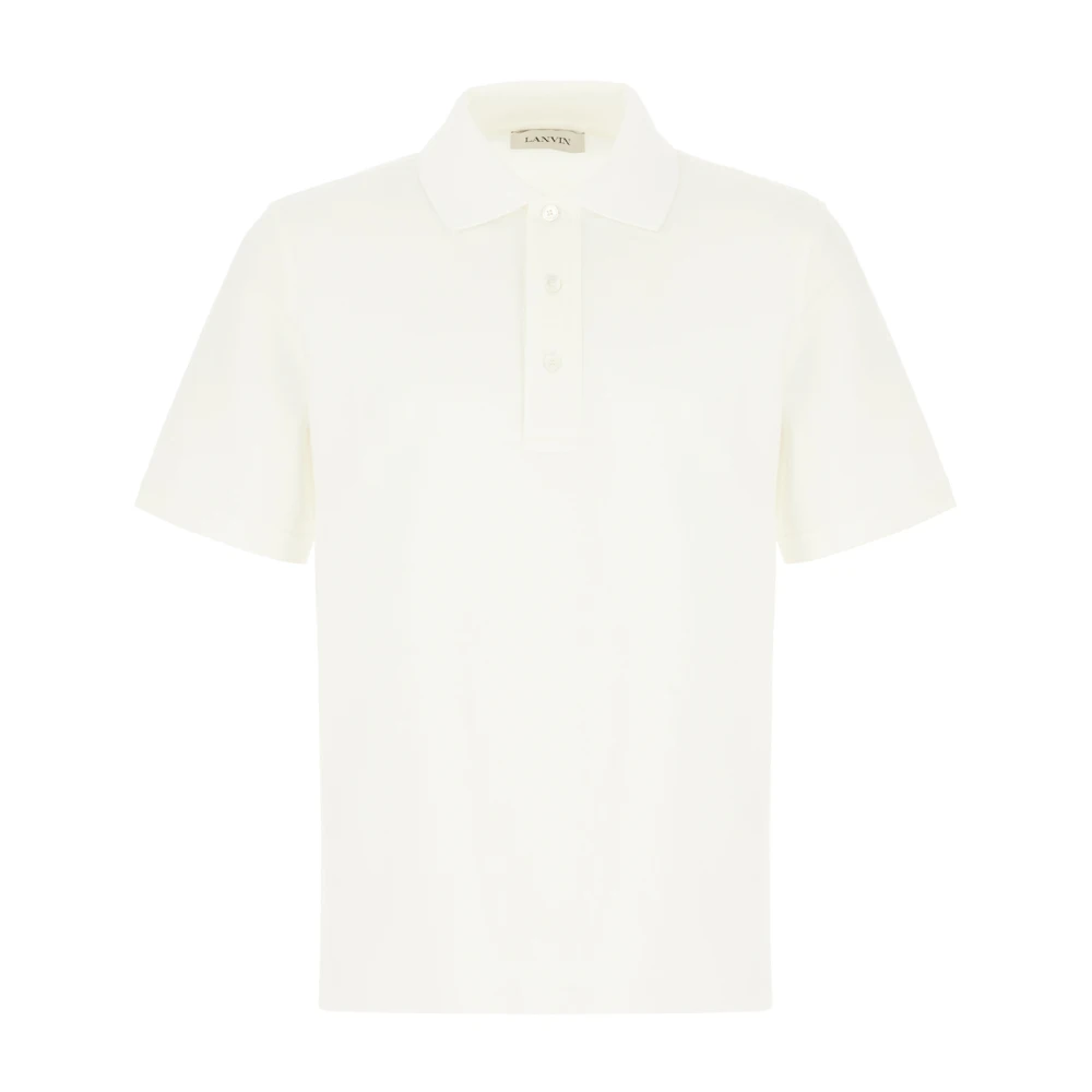 Lanvin Klassiek Poloshirt in Diverse Kleuren White Heren