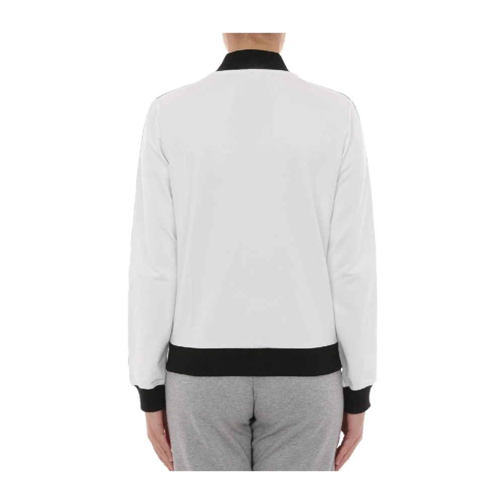 Love Moschino Witte Katoenen Sweatshirt voor Dames White Dames