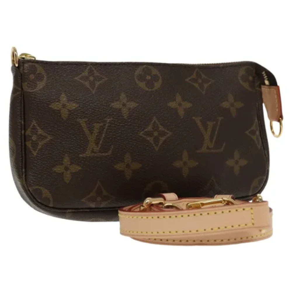 Louis Vuitton Vintage Pre-owned Canvas pouches Brown Dames