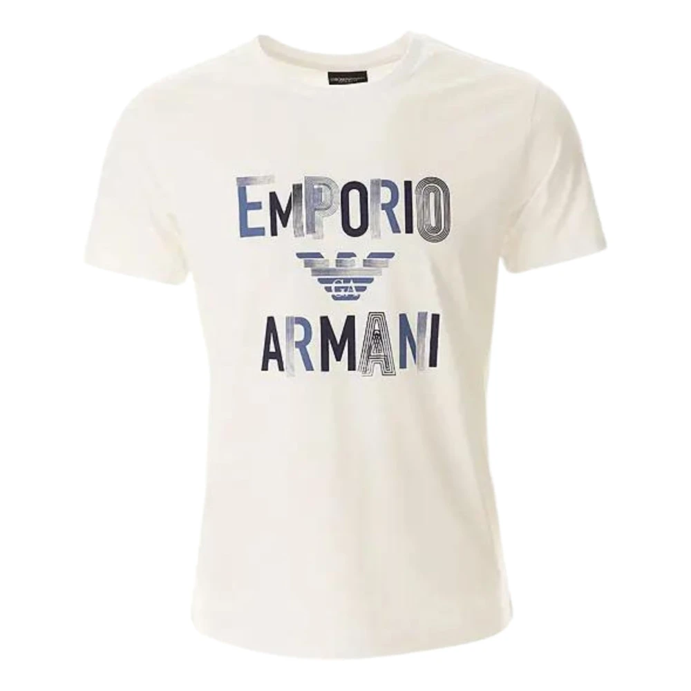 Emporio Armani EA7 Witte T-shirts en Polos Collectie White Heren