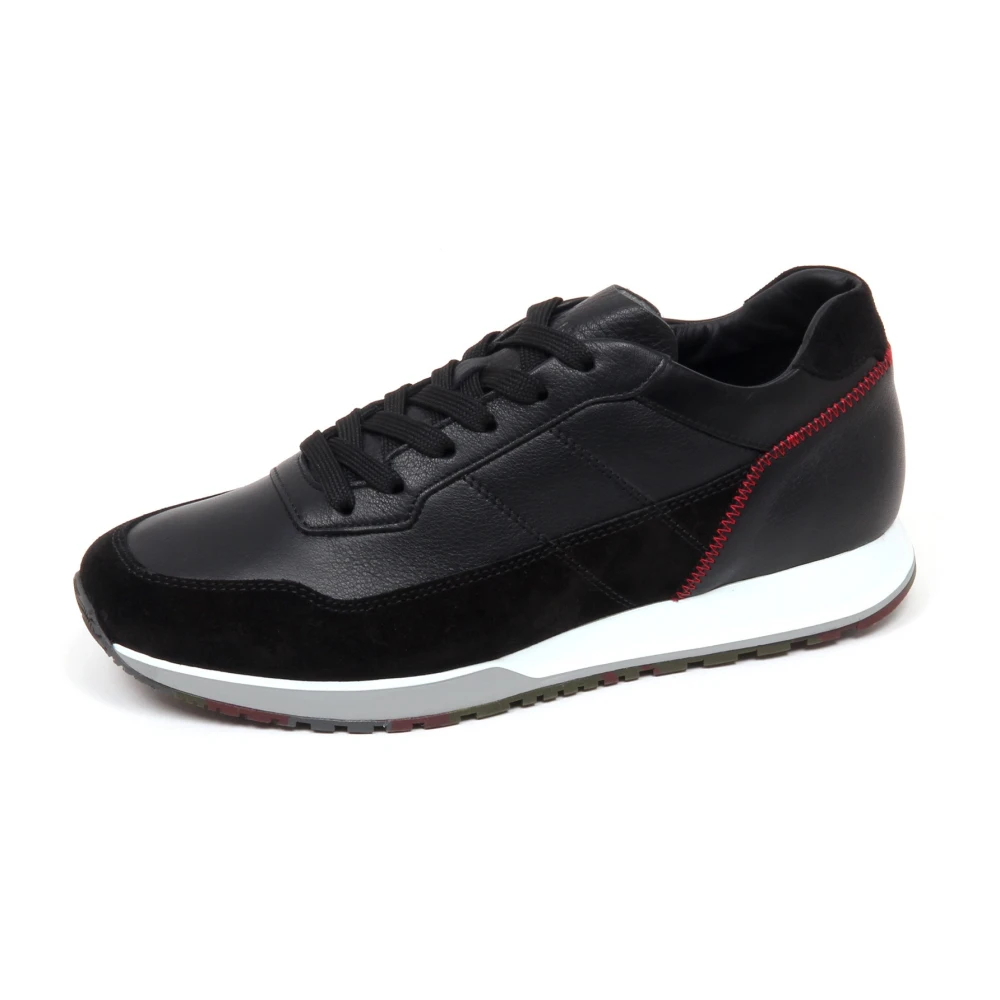 Hogan H Stitching Shoe Hxm3210K860Ifw0Xcg Heren Schoenen Zwart
