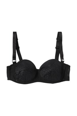 black-lace-strapless-elegant-bra