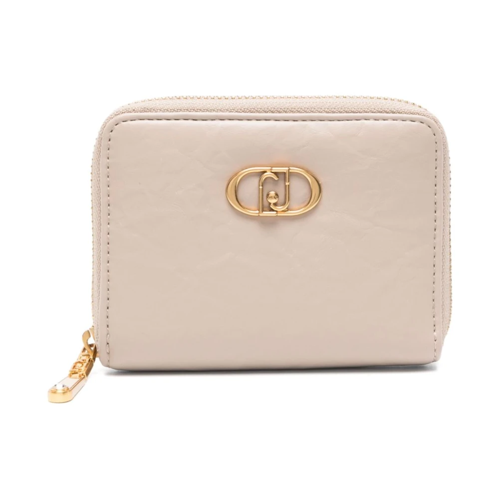 Liu Jo Beige Portemonnee met Logoplaatje Beige Dames