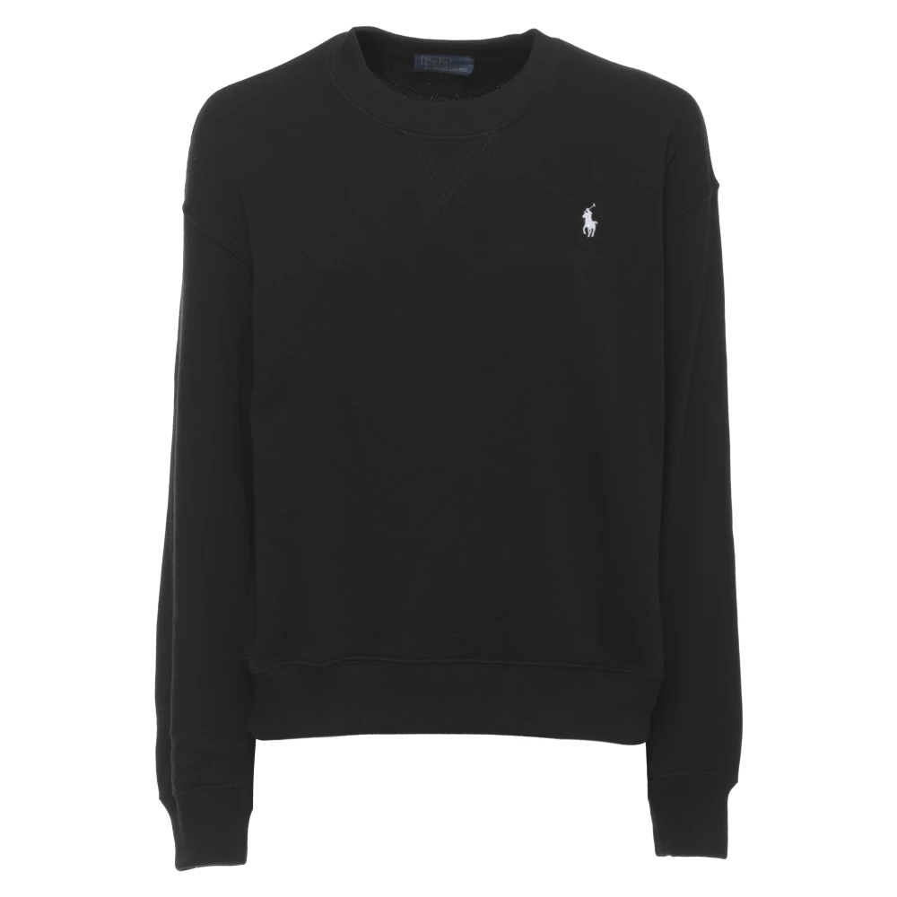Ralph Lauren Women's Black Sweatshirts, Xs, Crewneck Sweatshirt