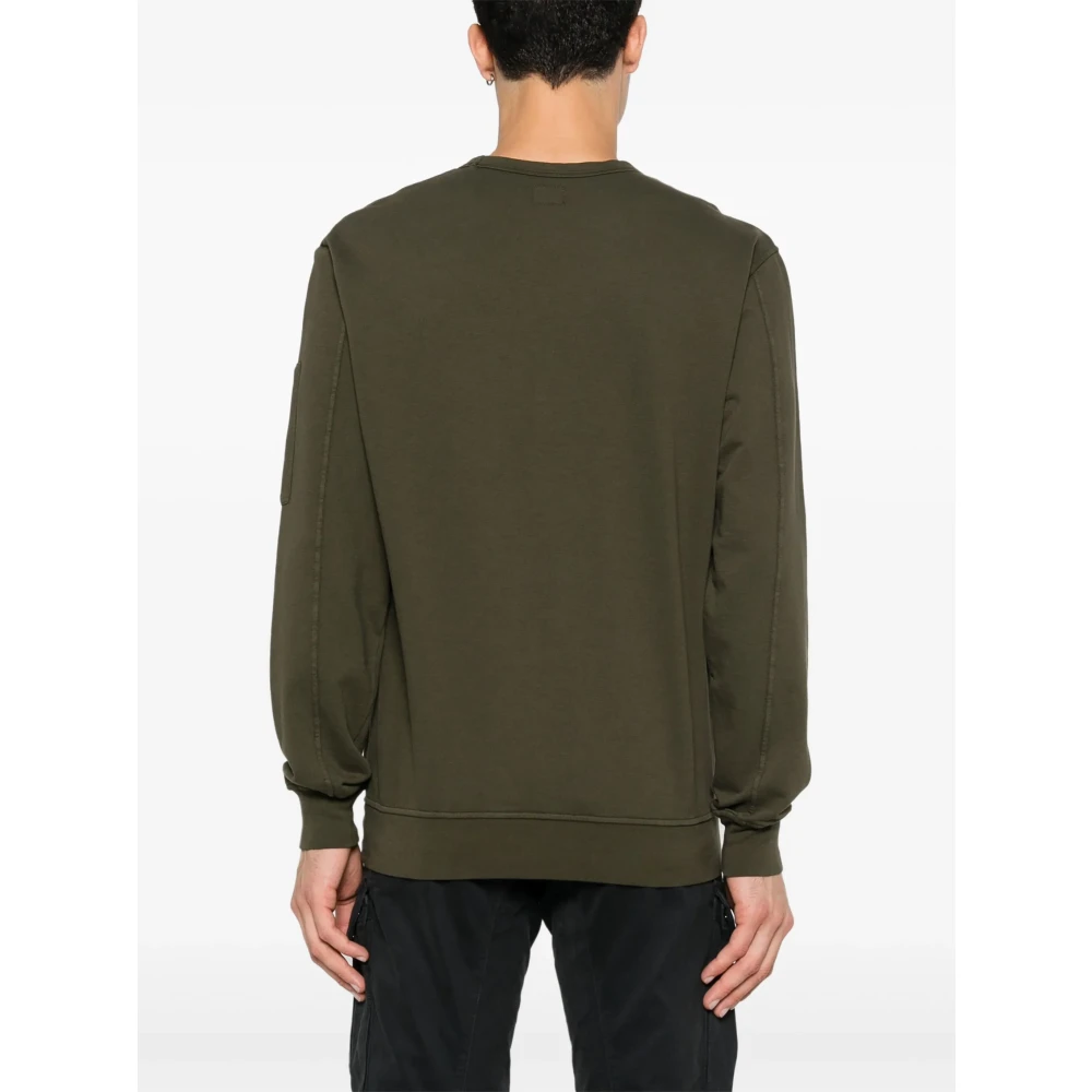 C.P. Company Groene Crewneck Sweatshirt met Lenszak Green Heren