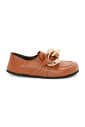 casual-orange-leather-loafers