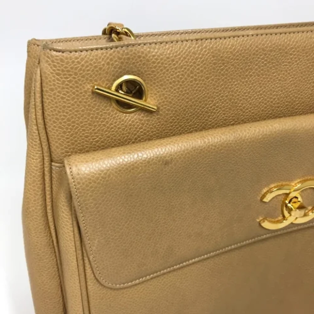 Chanel Vintage Pre-owned Fabric chanel-bags Brown Dames