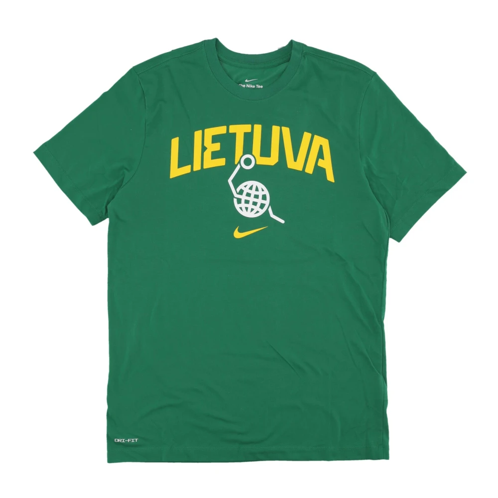 Nike 2024 Basketbalshirt Litouwen Groen Green Heren