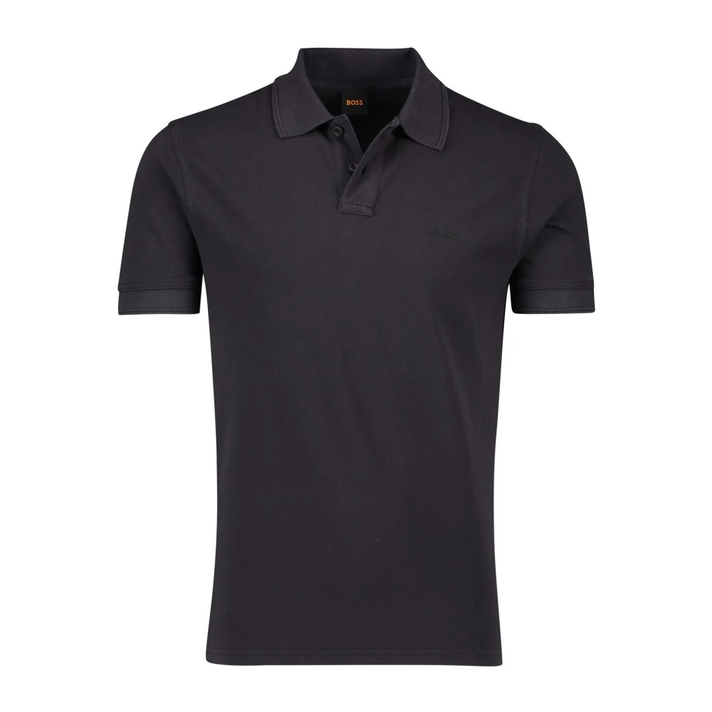 Hugo Boss Korte Mouw Donkerblauwe Poloshirt Blue Heren