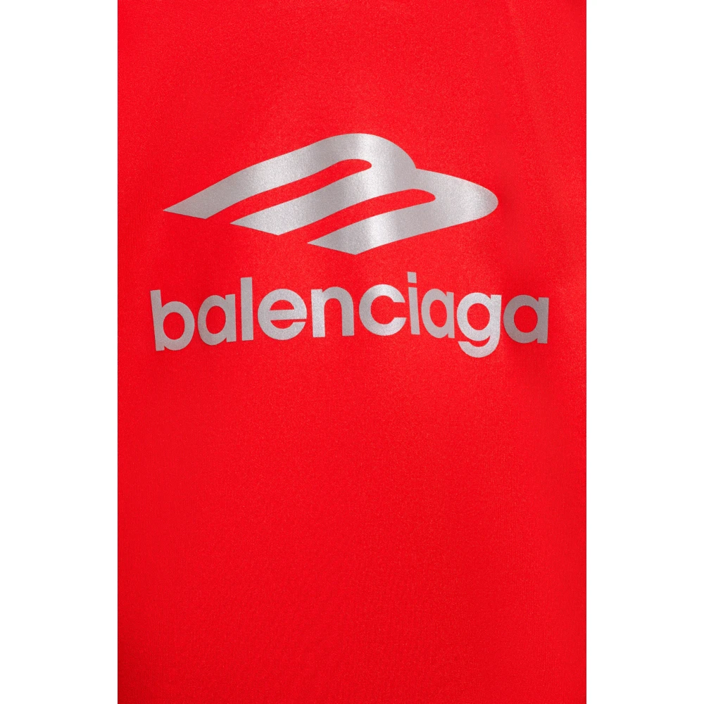 Balenciaga T-shirt met lange mouwen Red Heren