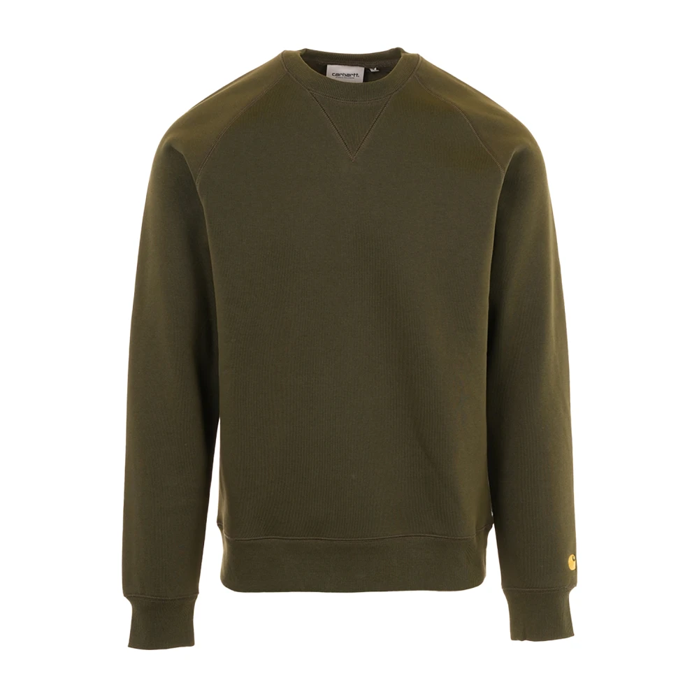 Carhartt Wip Men's Green Chase Sweat Crew - Sweatshirts - S - Sweatshirts & Hoodies