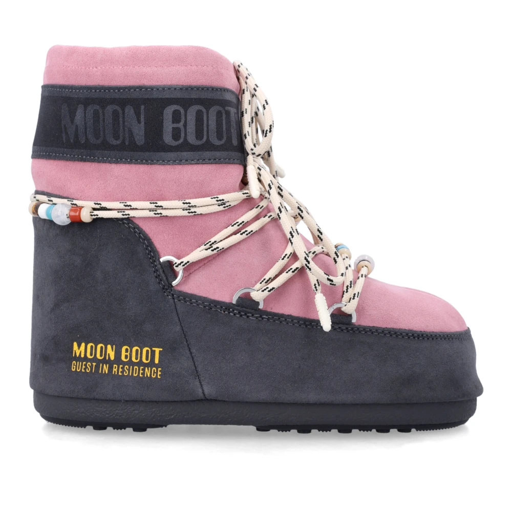 Moon Boot Icon Low Ankle Boots - Female - Winter Boots - Pink - 3 Uk - Shoes - Image 5