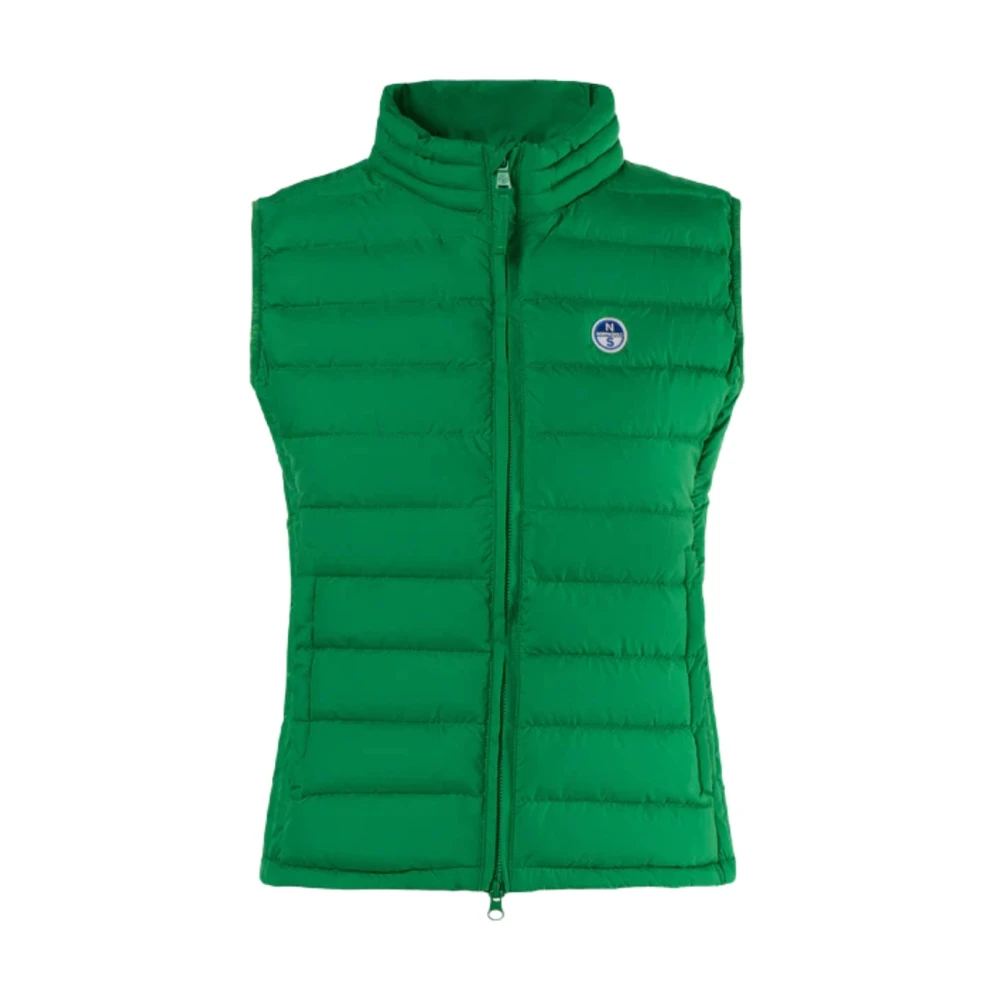 North Sails Women's Green Lightweight Padded Vest