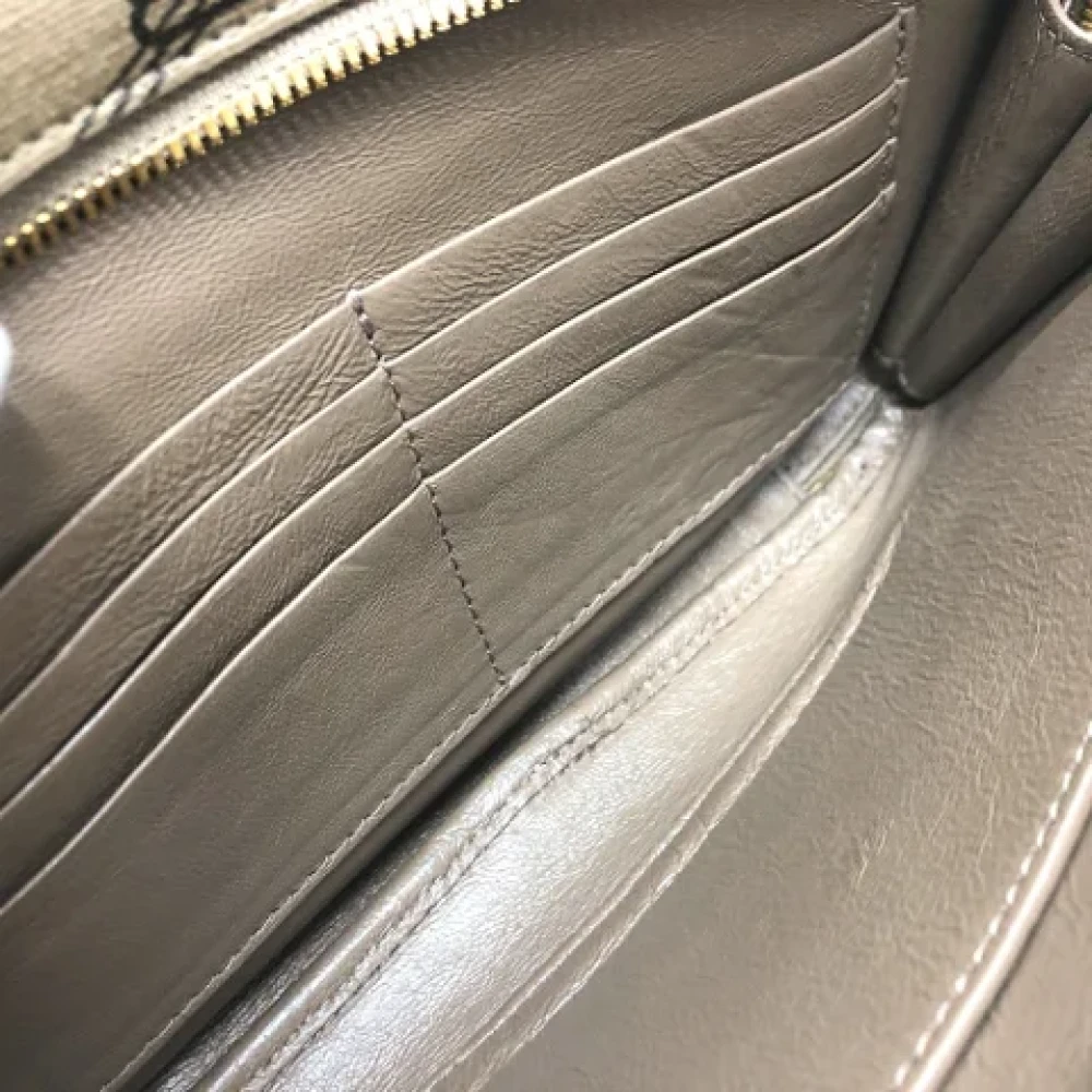 Balenciaga Vintage Pre-owned Leather clutches Brown Dames