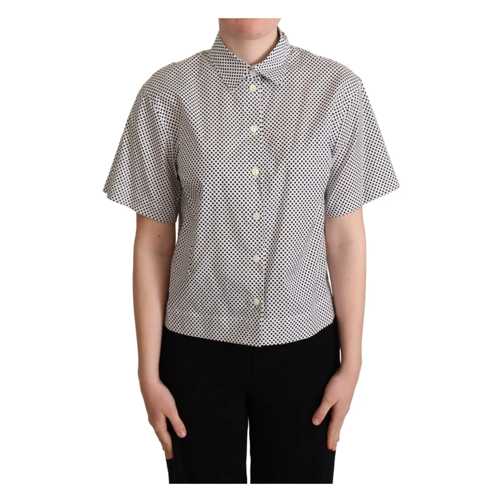 Dolce & Gabbana Women's Collared Short Sleeve Polo Top