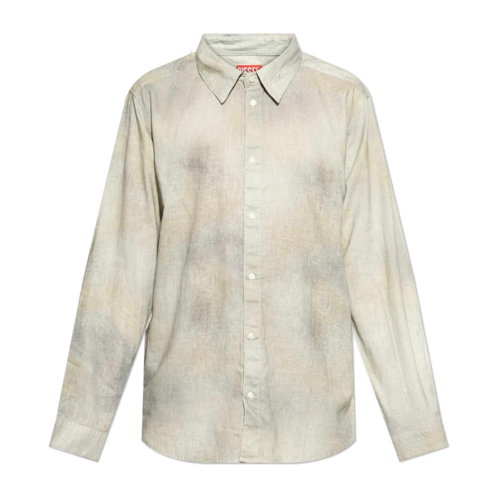 Diesel Shirt S-Leie-Short Beige Heren