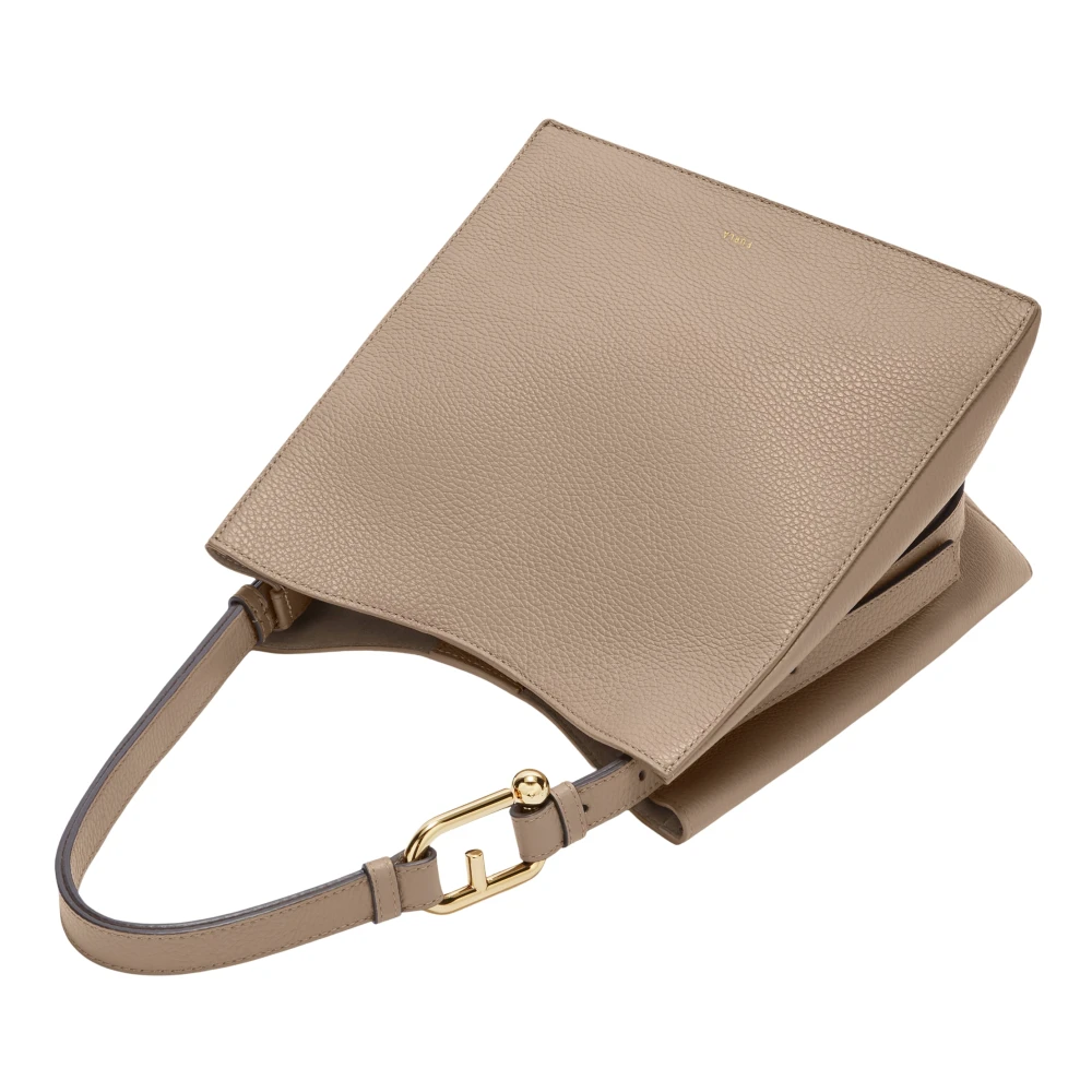 Furla Nuvola Bucket Tas S Gray Dames