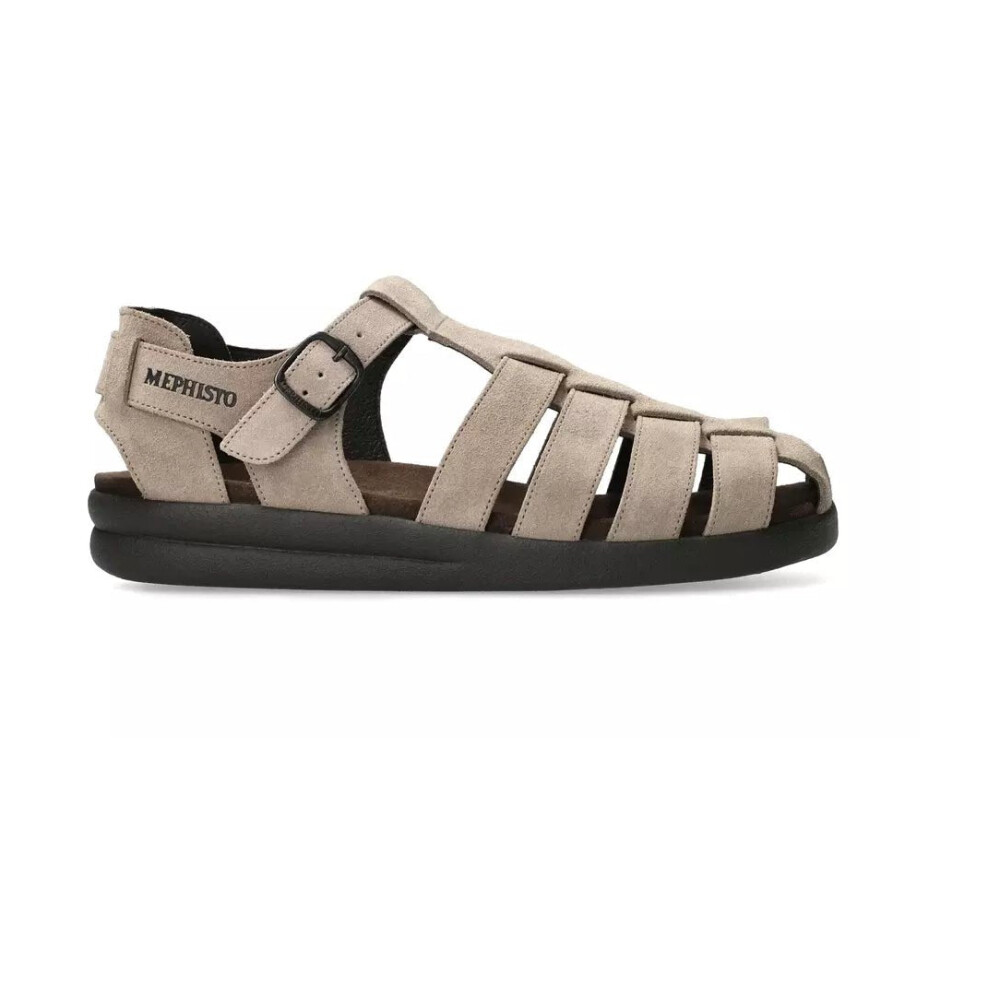 Heren Comfortabele Wandelsandaal Grijs Mephisto Sandalen Miinto