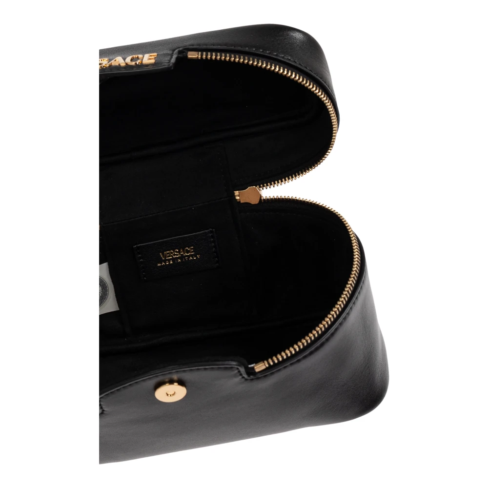Versace Leren handtas Black Dames