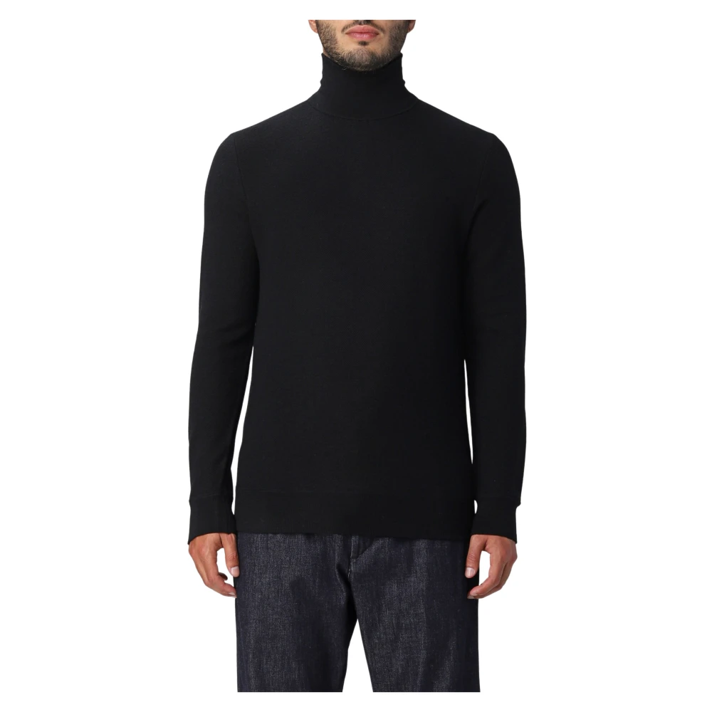 Paolo Pecora Men's Black Turtleneck - Turtlenecks - M - Knitwear
