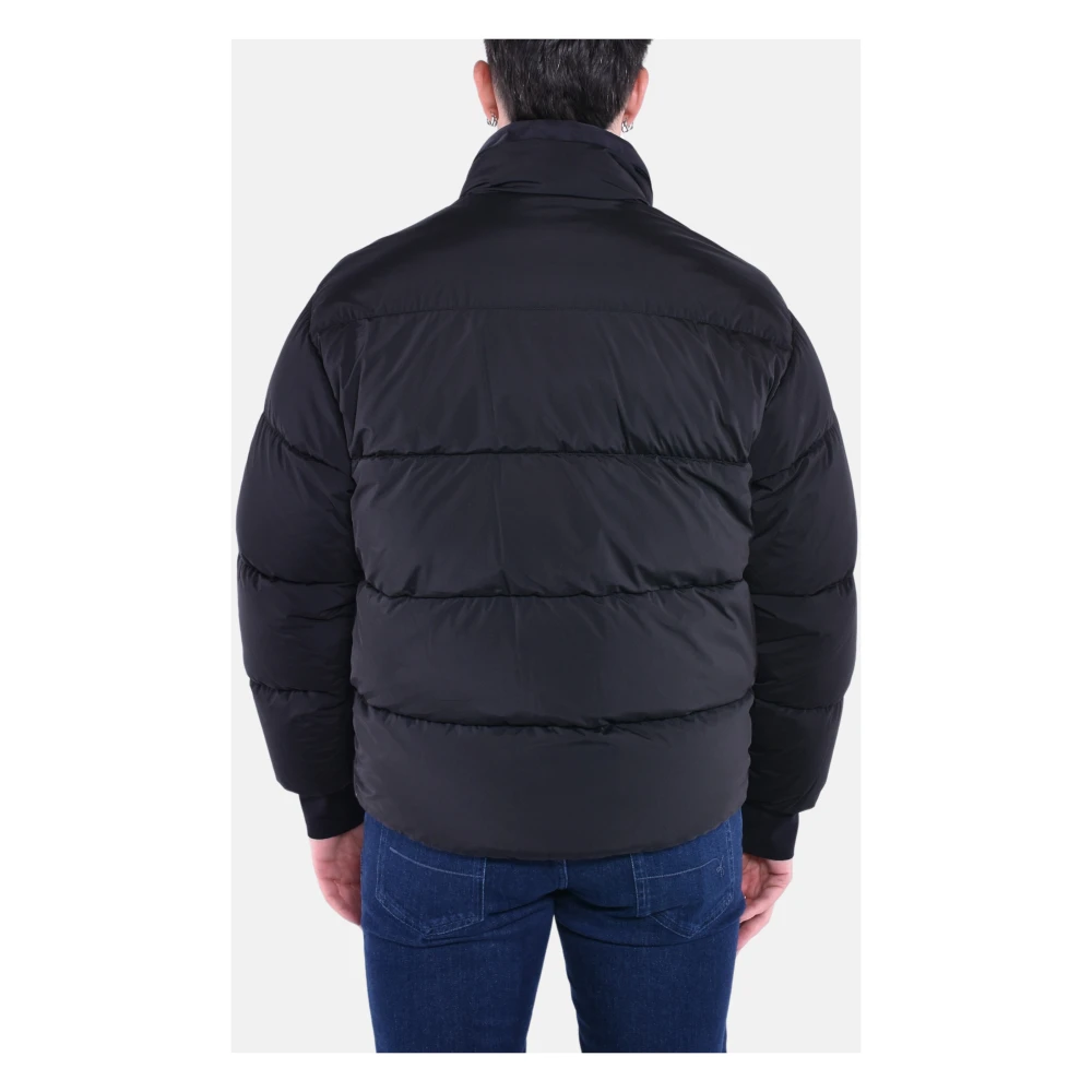 C.P. Company Korte Nycra-R jas met capuchon Black Heren