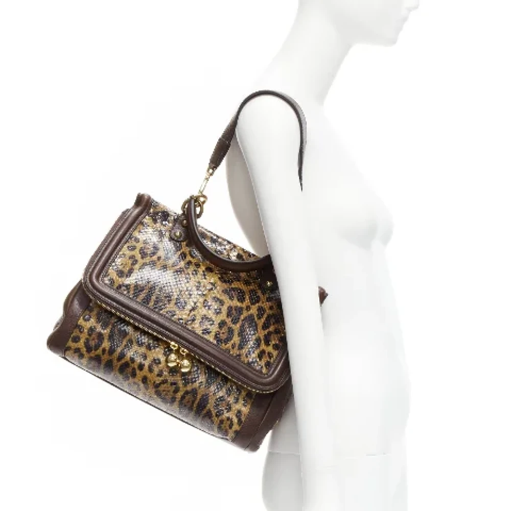 Dolce & Gabbana Pre-owned Leather handbags Brown Dames