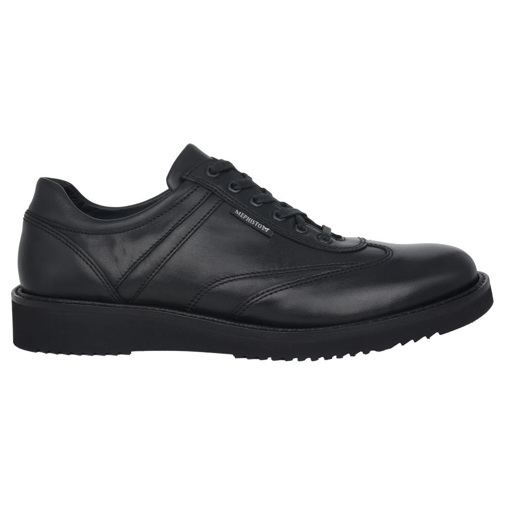 Mephisto Handgemaakte Veterschoen Heren Schoenen Zwart