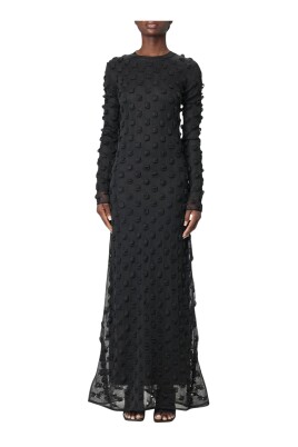 elegant-plisseret-midi-kjole