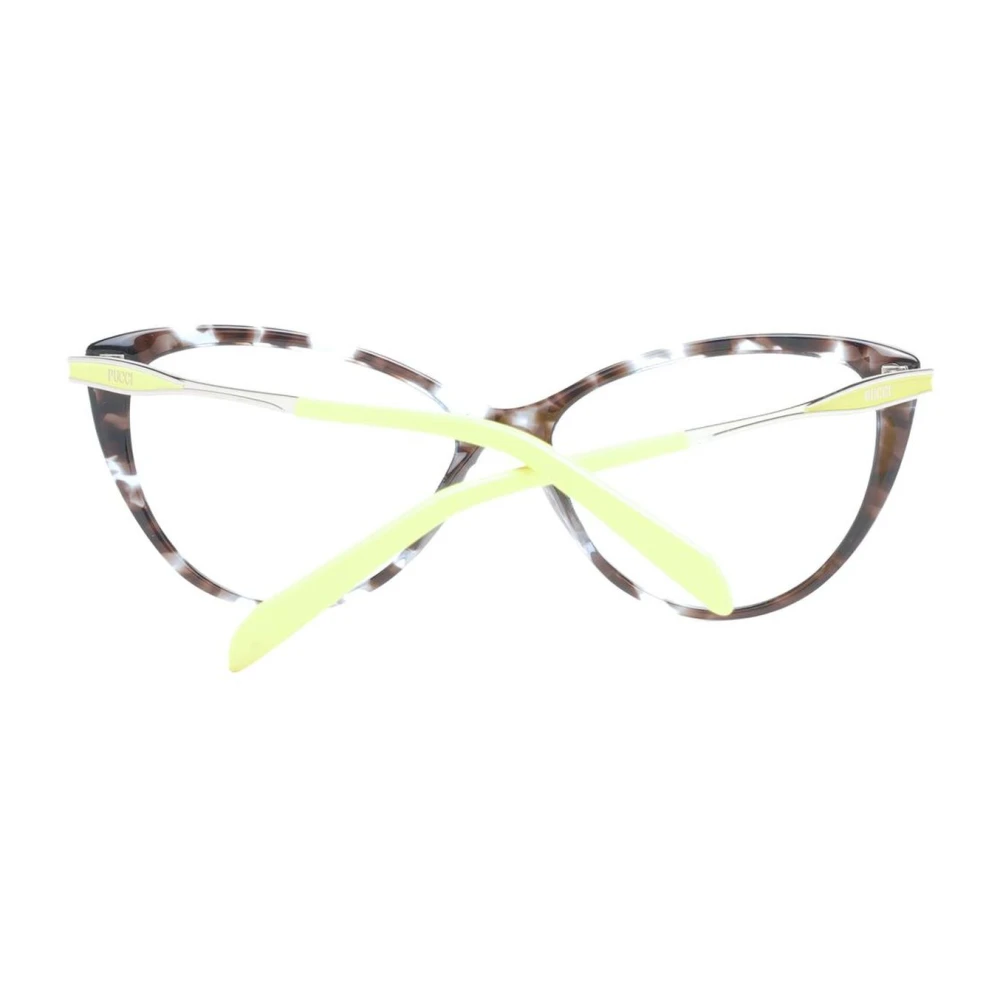 EMILIO PUCCI Bruine Cat Eye Optische Frames met Hoes Multicolor Dames