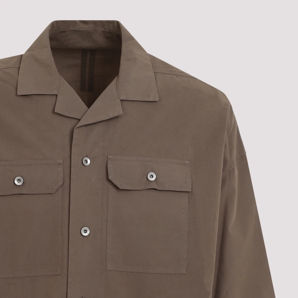 Rick Owens Magnum Tommy Shirt Gray Heren