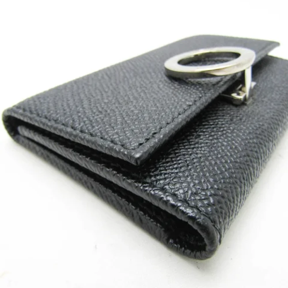 Bvlgari Vintage Pre-owned Leather key-holders Black Dames
