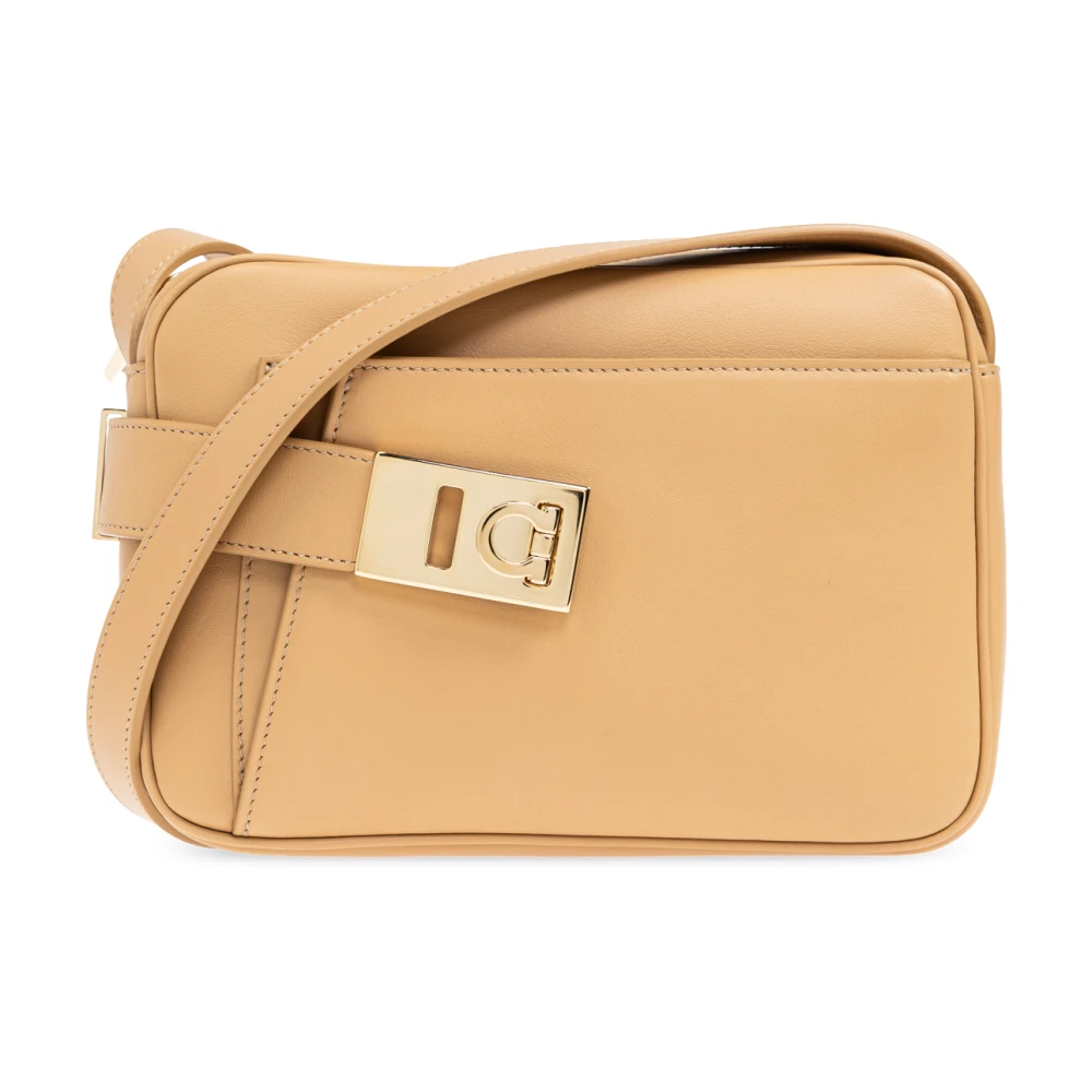Salvatore Ferragamo Schoudertas Beige Dames