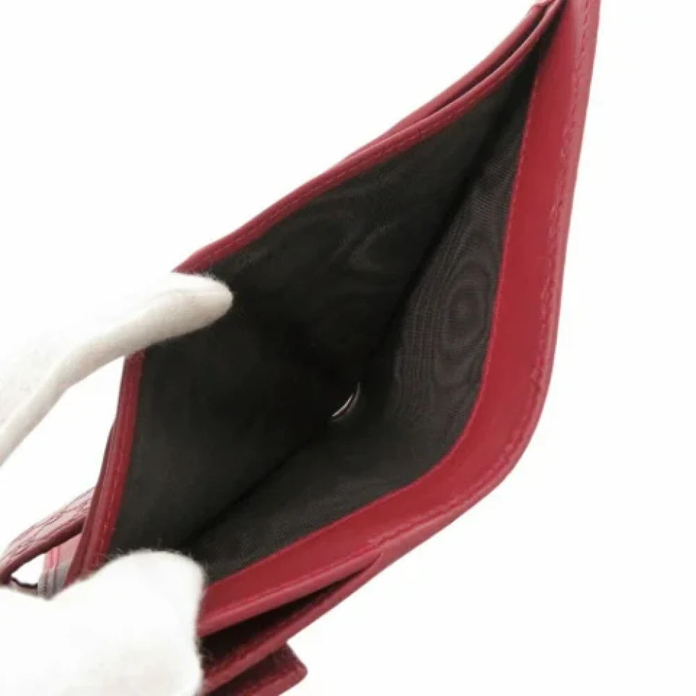 Gucci Vintage Pre-owned Leather wallets Red Dames