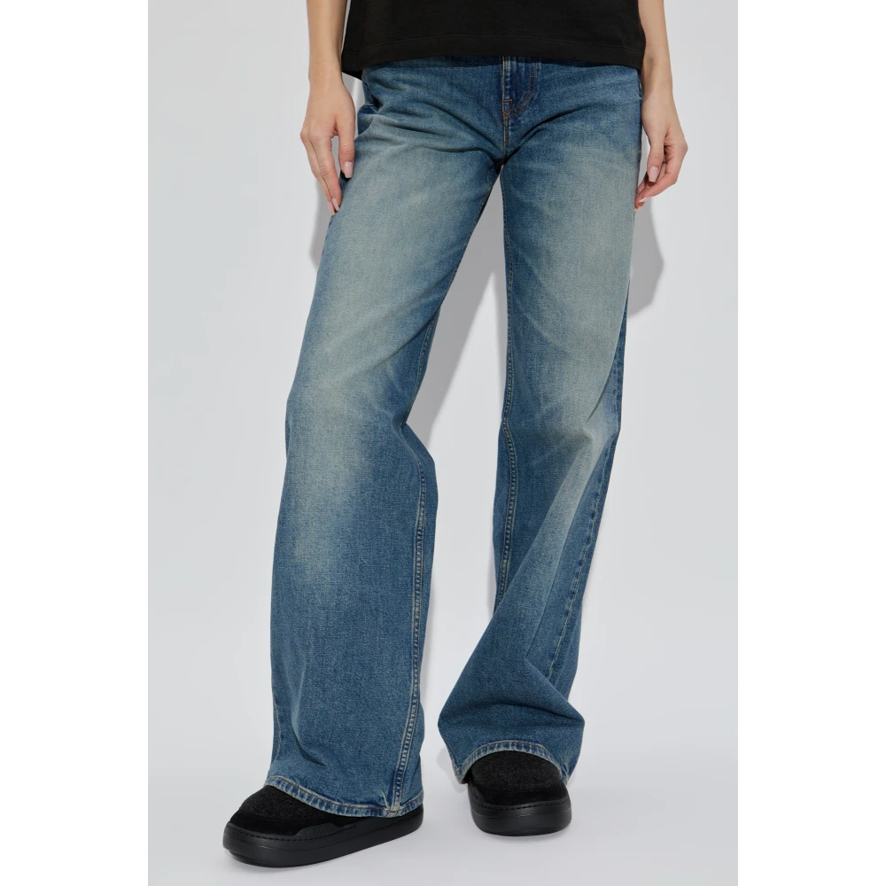 Kenzo Wijde broek Blue Dames