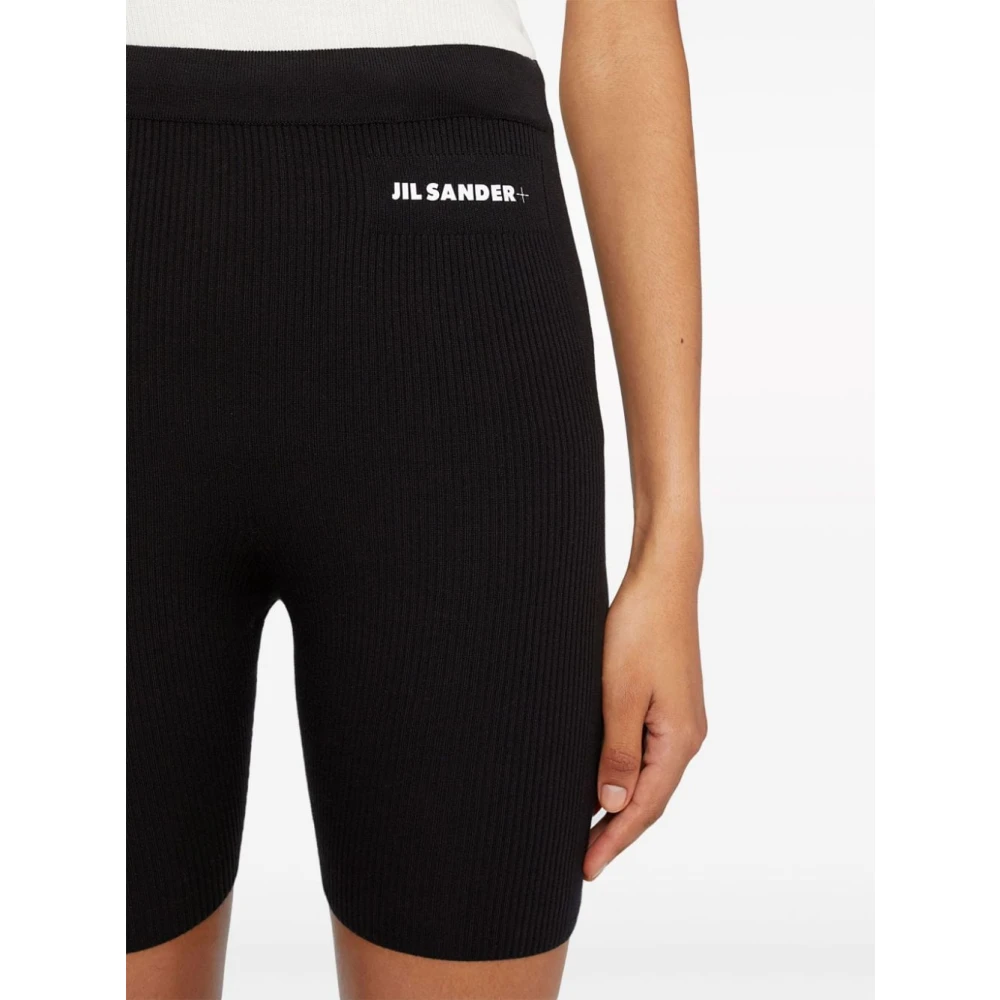 Jil Sander Short Shorts Black Dames