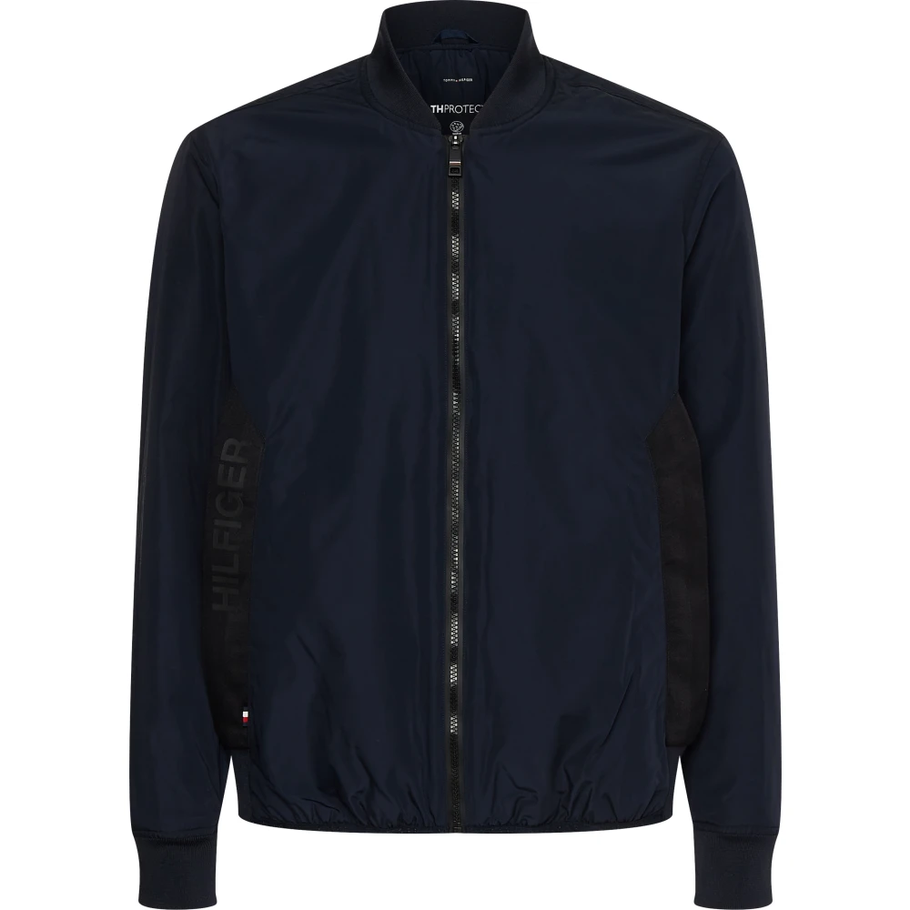 Tommy Hilfiger Men's Blue Light Jacket - Light Jackets - S - Jackets